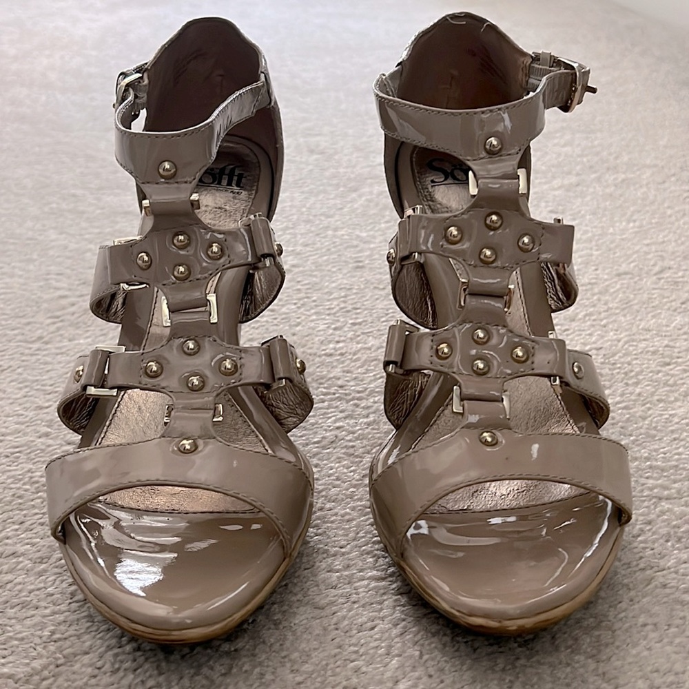 Sofft embellished cage sandals